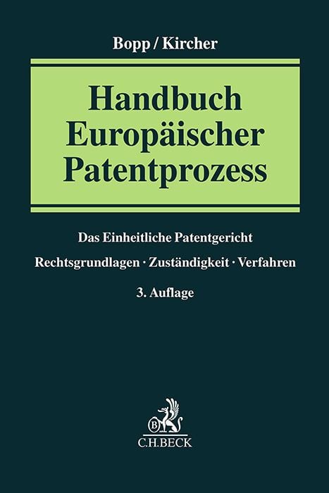 Produktbild: Handbuch Europ&auml;ischer Patentprozess