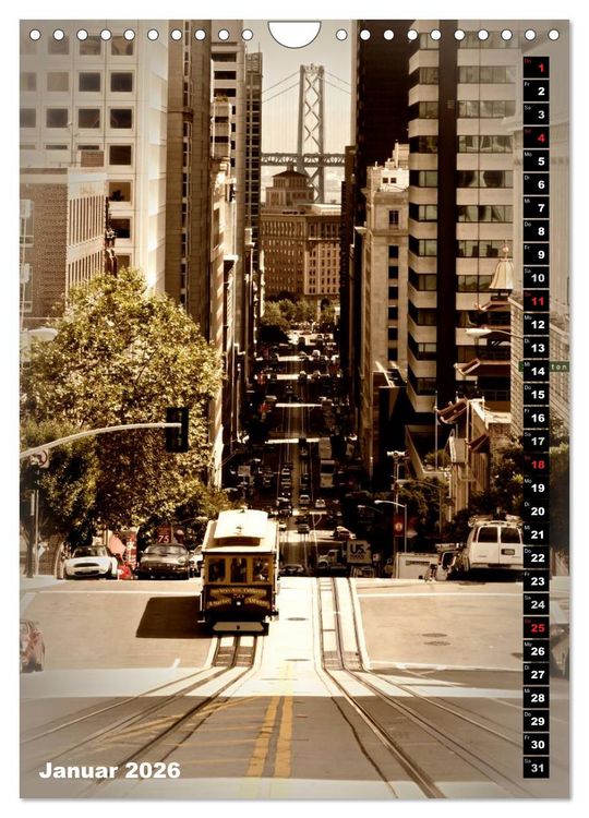 Produktbild: Herrliches Reiseziel... SAN FRANCISCO (Wandkalender 2026 DIN A4 hoch), CALVENDO Monatskalender