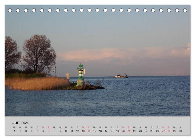 Produktbild: Blicke hinaus aufs Meer (Tischkalender 2026 DIN A5 quer), CALVENDO Monatskalender