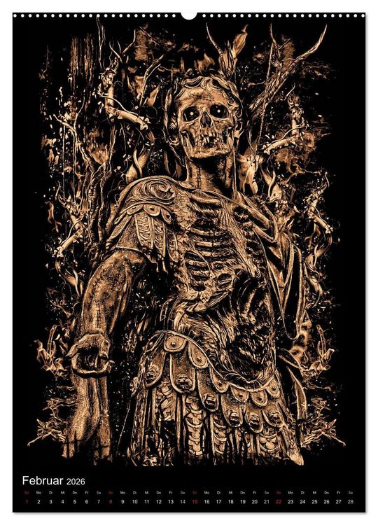 Produktbild: BLOODBOY/FEAR ILLUSTRATION (Wandkalender 2026 DIN A2 hoch), CALVENDO Monatskalender