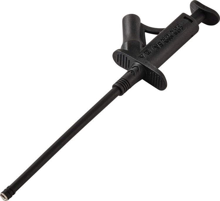 Produktbild: VOLTCRAFT MSK-120sw Sicherheits-Klemmpr&uuml;fspitze CAT IV 600 V, CAT III 1000V Schwarz