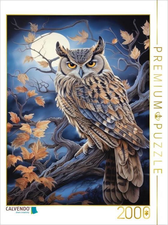 Produktbild: CALVENDO Puzzle Uhu | 2000 Teile Lege-Gr&ouml;&szlig;e 90x67cm Foto-Puzzle f&uuml;r gl&uuml;ckliche Stunden