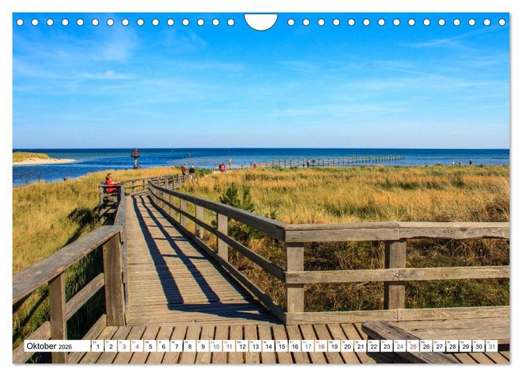 Produktbild: Prerow auf dem Dar&szlig; - Sehnsuchtsort an der Ostsee (Wandkalender 2026 DIN A4 quer), CALVENDO Monatskalender