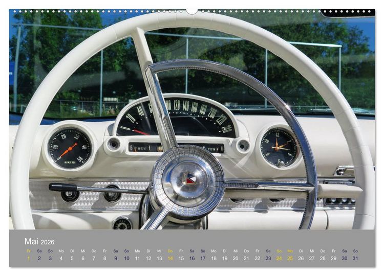 Produktbild: US-Strassenkreuzer (Wandkalender 2026 DIN A2 quer), CALVENDO Monatskalender
