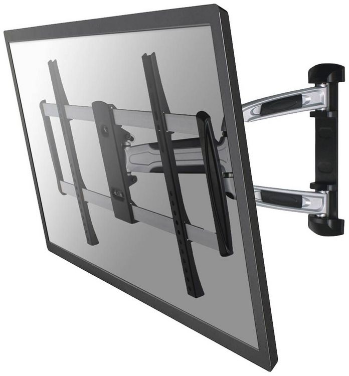 Produktbild: Neomounts LED-W700SILVER TV-Wandhalterung 81,3 cm (32") - 152,4 cm (60") Neigbar, Schwenkbar, Ausziehbar Zusammenklappbar