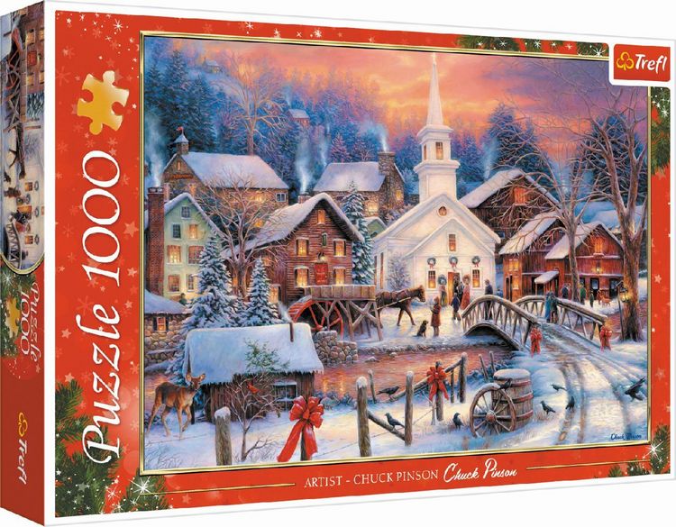 Produktbild: Puzzle 1000 Wei&szlig;e Weihnacht (Puzzle)