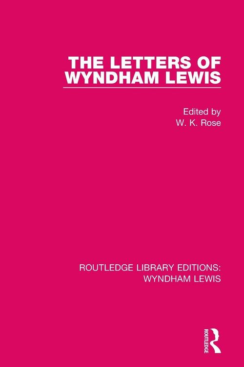 Produktbild: The Letters of Wyndham Lewis