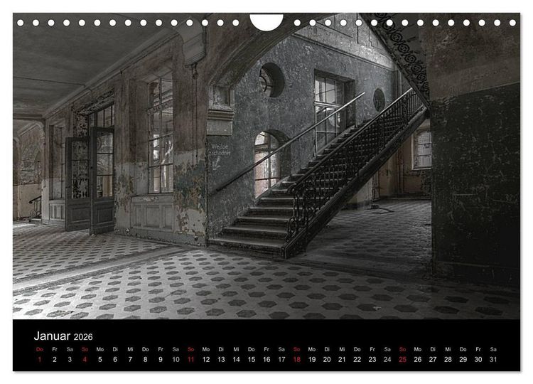 Produktbild: Verlassene Orte - Berlin - Brandenburg (Wandkalender 2026 DIN A4 quer), CALVENDO Monatskalender