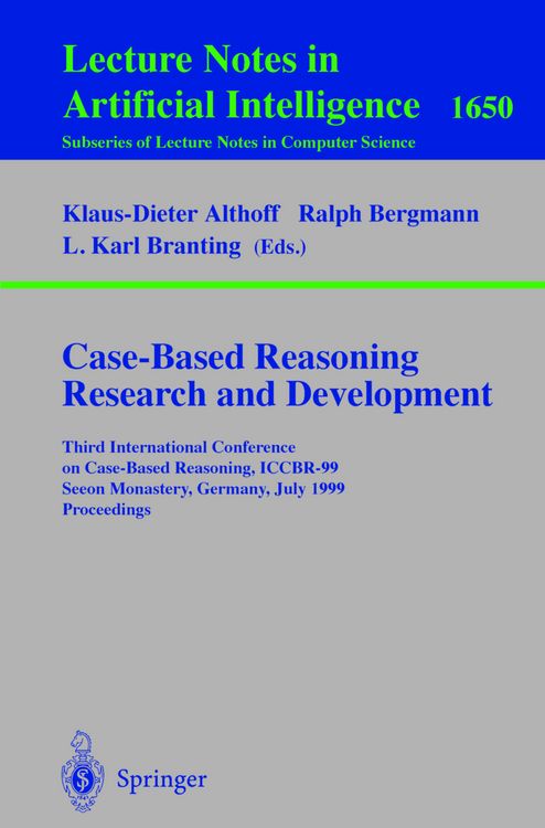 Produktbild: Case-Based Reasoning Research and Development