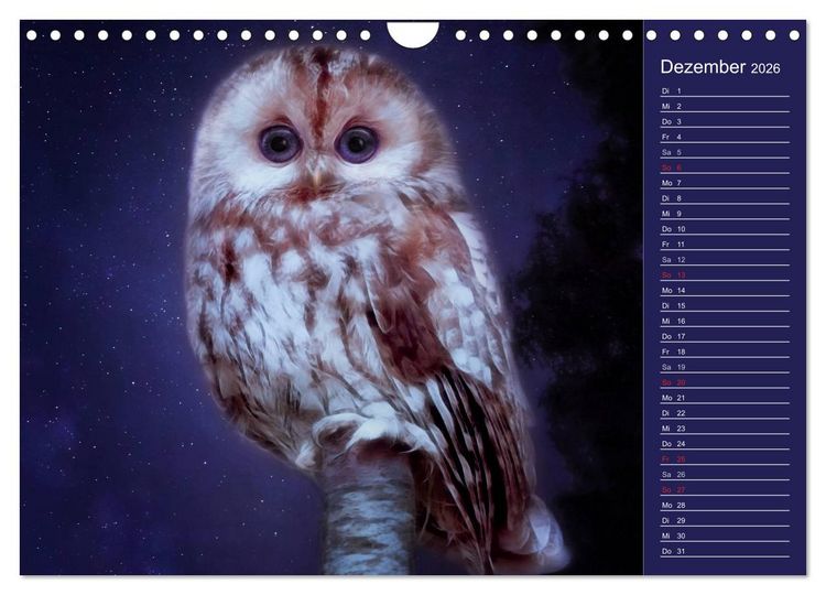 Produktbild: S&uuml;sse Tierwelt / CH-Version / Geburtstagskalender (Wandkalender 2026 DIN A4 quer), CALVENDO Monatskalender