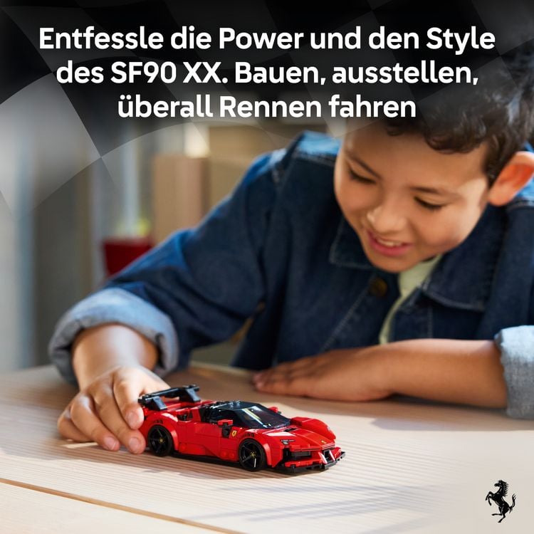 Produktbild: LEGO Speed Champions Ferrari SF90 XX Stradale Sportwagen Bauset 77254