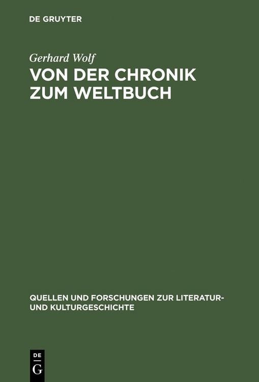 Produktbild: Von der Chronik zum Weltbuch