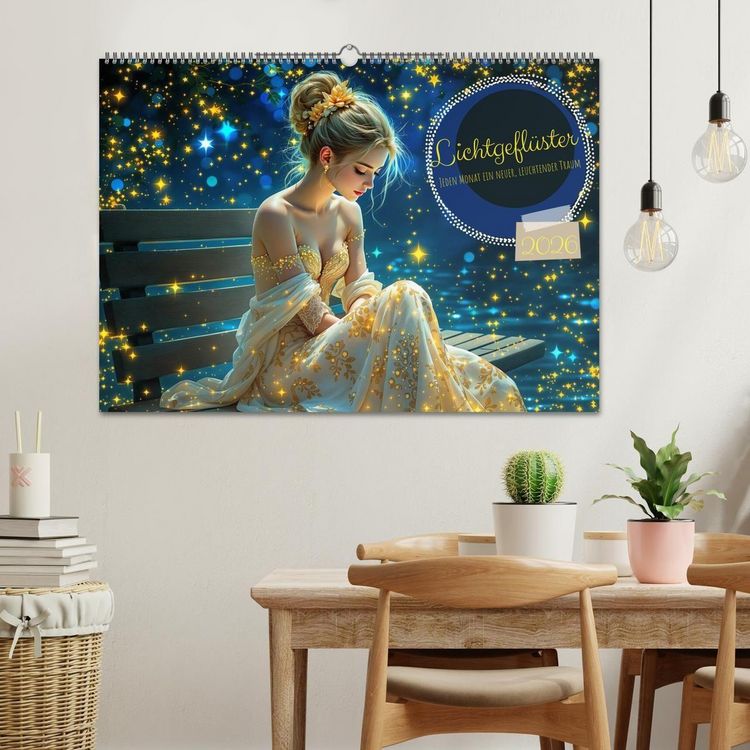 Produktbild: Lichtgefl&uuml;ster (Wandkalender 2026 DIN A2 quer), CALVENDO Monatskalender