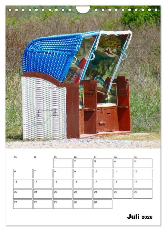 Produktbild: Einzigartige Insel Helgoland (Wandkalender 2026 DIN A4 hoch), CALVENDO Monatskalender