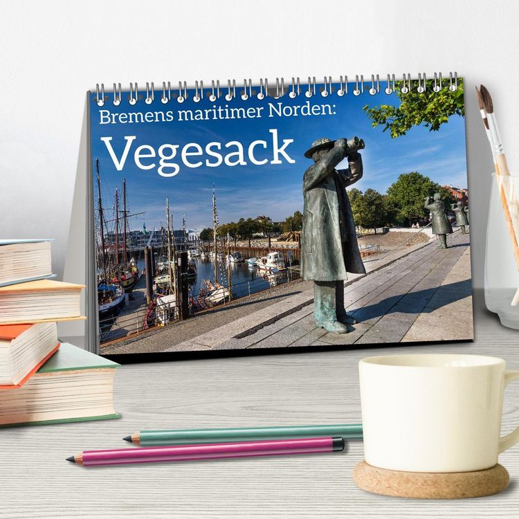 Produktbild: Bremens maritimer Norden: Vegesack (Tischkalender 2026 DIN A5 quer), CALVENDO Monatskalender