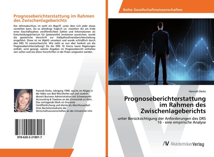 Produktbild: Prognoseberichterstattung im Rahmen des Zwischenlageberichts