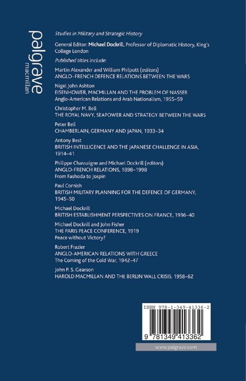 Produktbild: Anglo-French Defence Relations Between the Wars