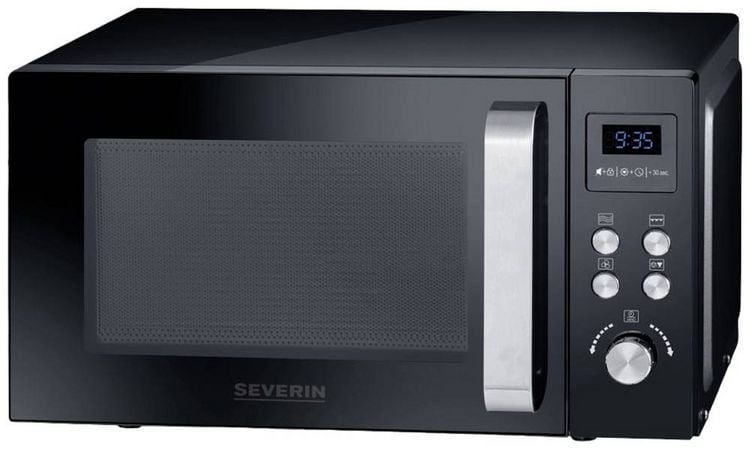 Produktbild: Severin 7752 Mikrowelle Schwarz 900 W Grillfunktion, Hei&szlig;luft-Funktion