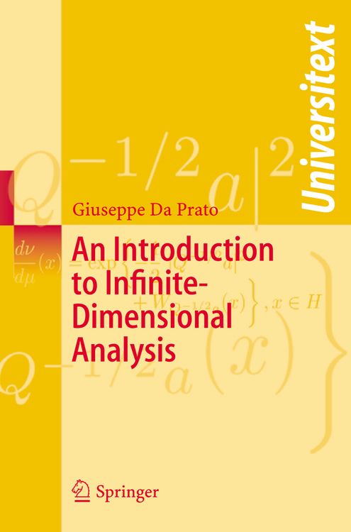 Produktbild: An Introduction to Infinite-Dimensional Analysis