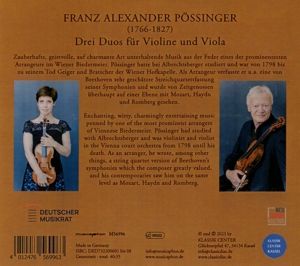 Produktbild: Gr&uuml;ttner, K: Drei Duos f&uuml;r Violine und Viola