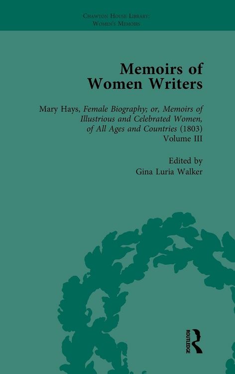 Produktbild: Memoirs of Women Writers, Part II, Volume 7