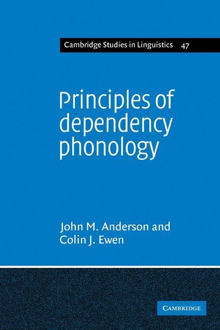 Produktbild: Principles of Dependency Phonology