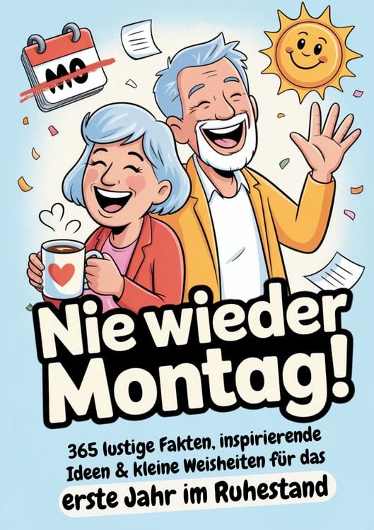 Produktbild: Ruhestand Geschenk | Nie wieder Montag! 365 lustige Fakten, inspirierende Ideen & kleine Weisheiten f&uuml;r das erste Jahr im Ruhestand
