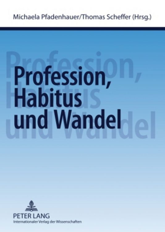 Produktbild: Profession, Habitus und Wandel