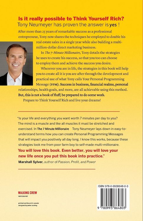 Produktbild: The 7 Minute Millionaire - How To Think Yourself Rich