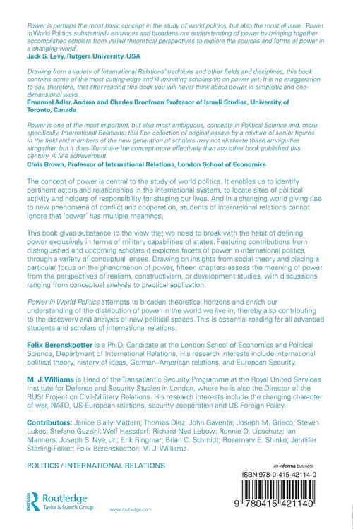 Produktbild: Power in World Politics