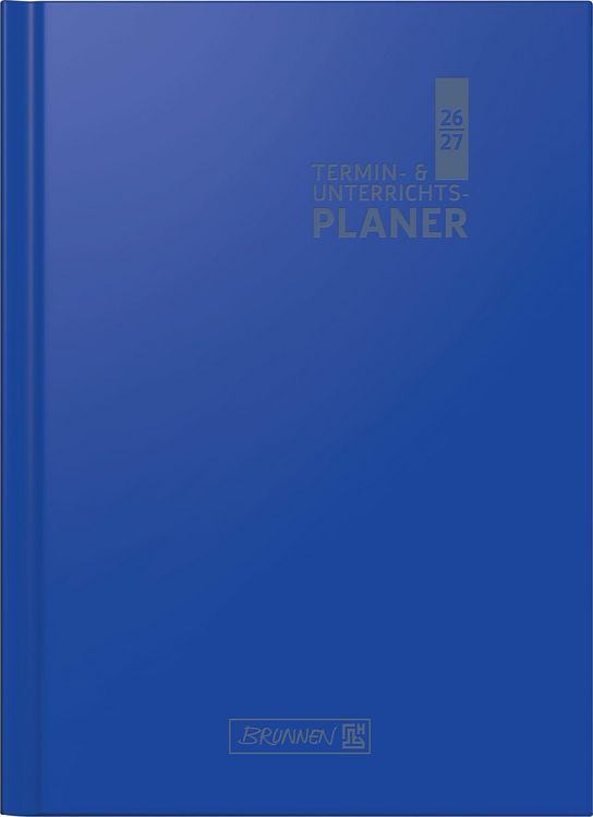 Produktbild: Termin- & Unterrichtsplaner 2026/2027 | A4, Kunststoff, blau