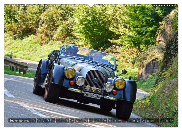 Produktbild: Adel verpflichtet - Englische Oldtimer am Berg (Wandkalender 2025 DIN A2 quer), CALVENDO Monatskalender