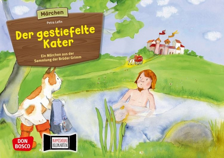 Produktbild: Der gestiefelte Kater. Kamishibai Bildkartenset.