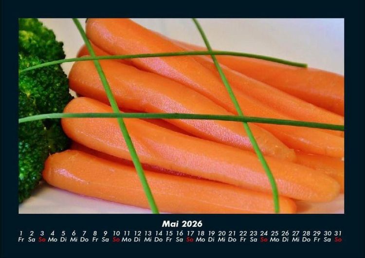 Produktbild: Gem&uuml;sekalender 2026 Fotokalender DIN A4