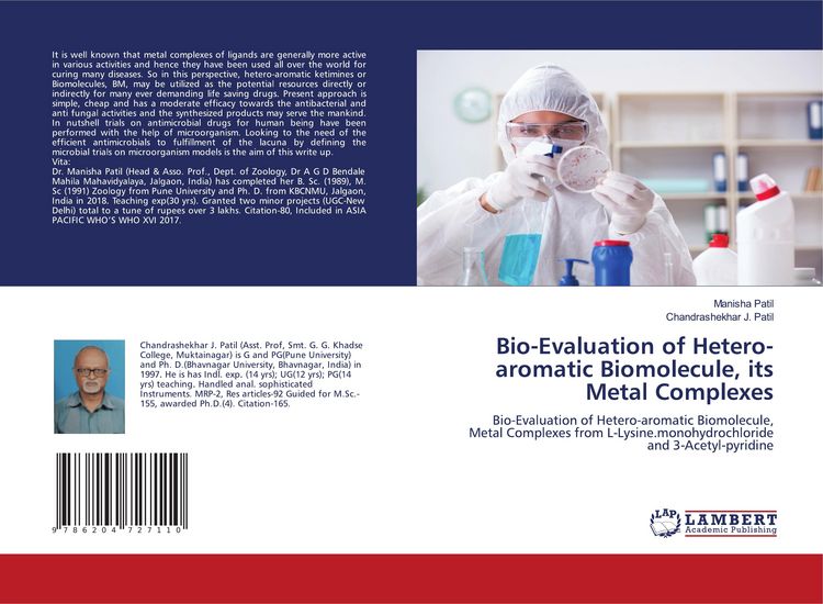 Produktbild: Bio-Evaluation of Hetero-aromatic Biomolecule, its Metal Complexes