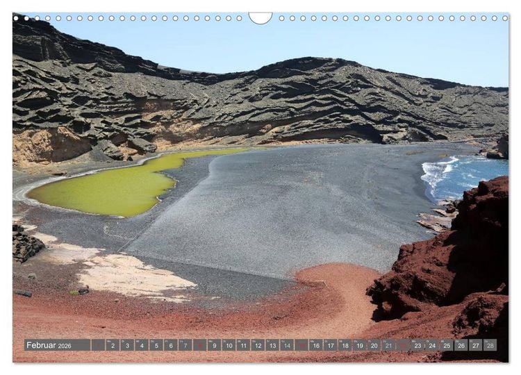 Produktbild: Urlaub auf Lanzarote (Wandkalender 2026 DIN A3 quer), CALVENDO Monatskalender