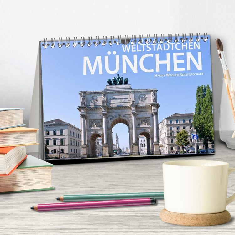 Produktbild: Weltst&auml;dtchen M&uuml;nchen (Tischkalender 2026 DIN A5 quer), CALVENDO Monatskalender