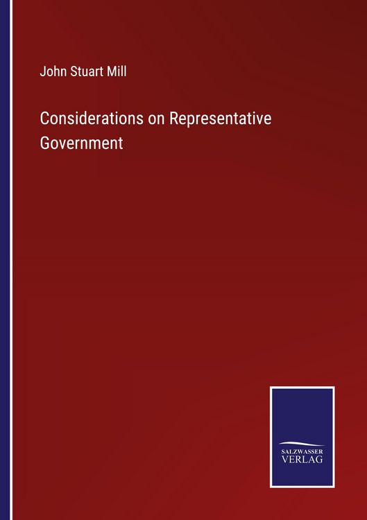 Produktbild: Considerations on Representative Government