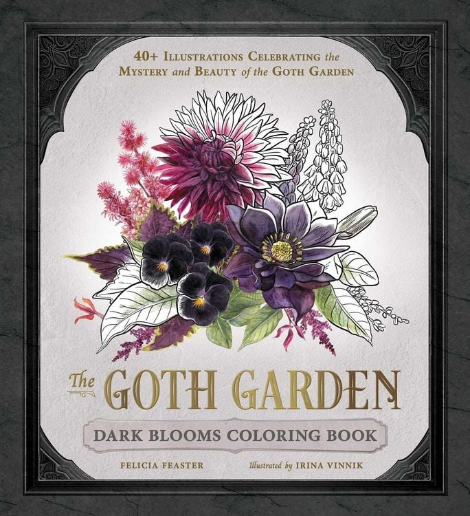 Produktbild: The Goth Garden: Dark Blooms Coloring Book