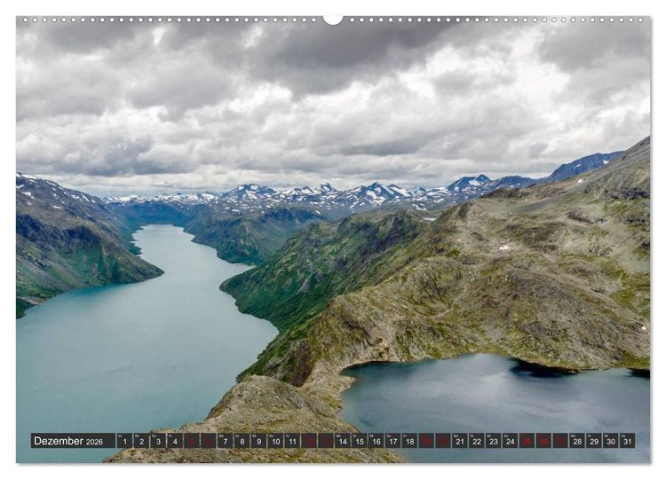 Produktbild: Norwegen, Oppland (hochwertiger Premium Wandkalender 2026 DIN A2 quer), Kunstdruck in Hochglanz