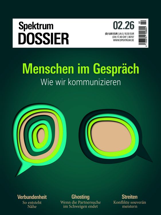 Produktbild: Spektrum Dossier 2/2026 Menschen im Gespr&auml;ch