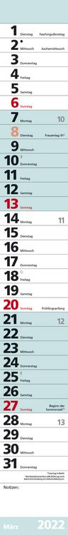 Produktbild: Streifenplaner Colour 2022