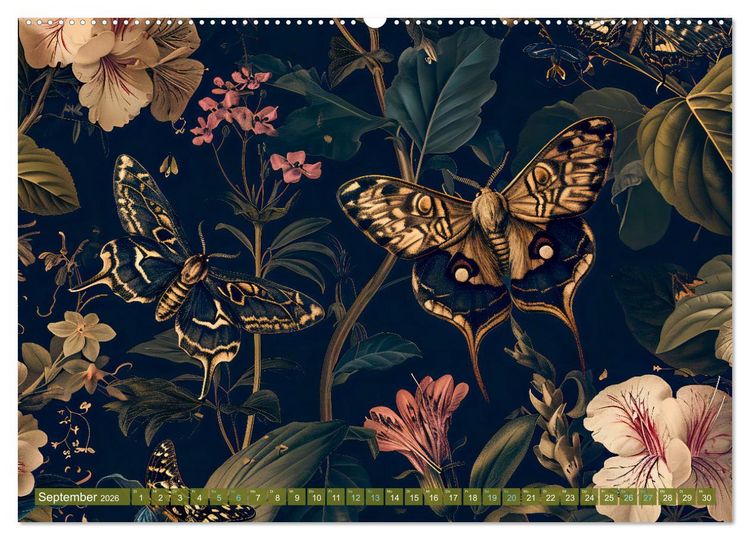 Produktbild: Gartengefl&uuml;ster - Tierische Besucher in der Bl&uuml;tenf&uuml;lle (Wandkalender 2026 DIN A2 quer), CALVENDO Monatskalender