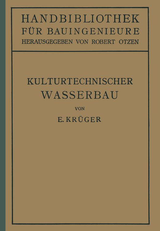 Produktbild: Kulturtechnischer Wasserbau