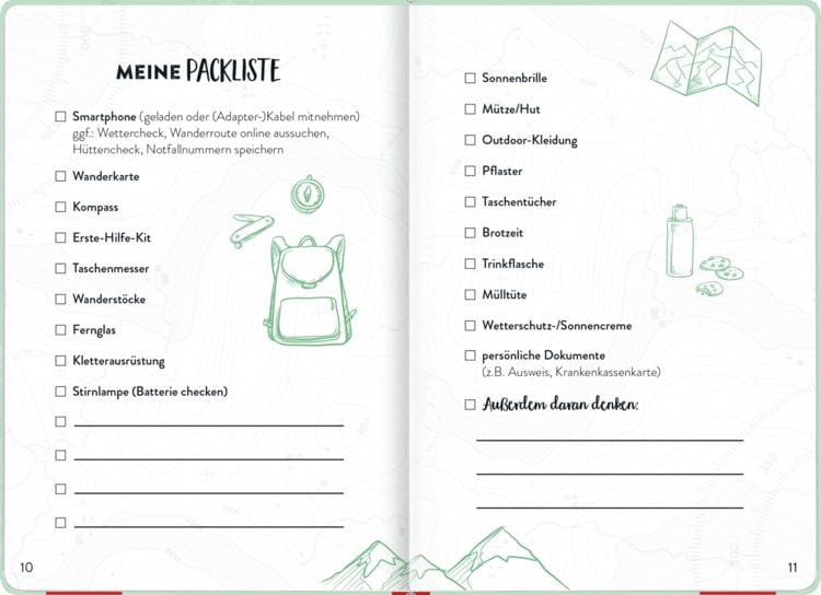 Produktbild: Wandertagebuch