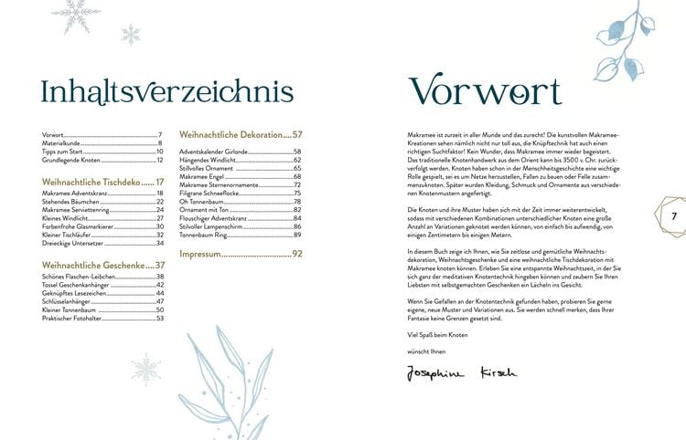 Produktbild: Weihnachtliches Makramee