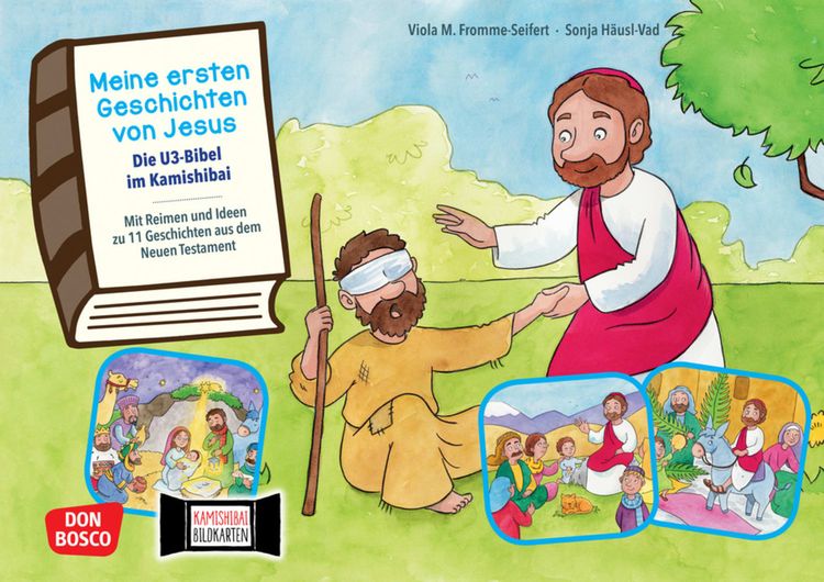 Produktbild: Meine ersten Geschichten von Jesus. Die U3-Bibel im Kamishibai. Kamishibai Bildkartenset.