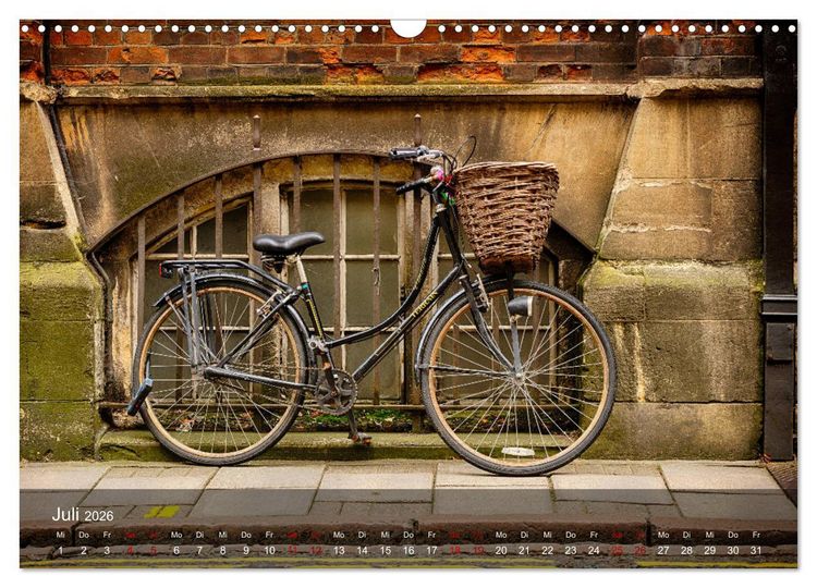 Produktbild: Cambridge street view (Wandkalender 2026 DIN A3 quer), CALVENDO Monatskalender