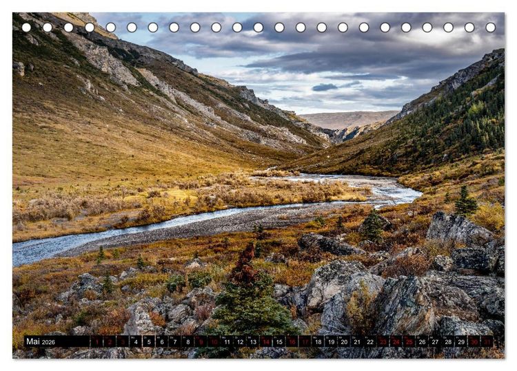 Produktbild: Alaska - Farben und Licht (Tischkalender 2026 DIN A5 quer), CALVENDO Monatskalender