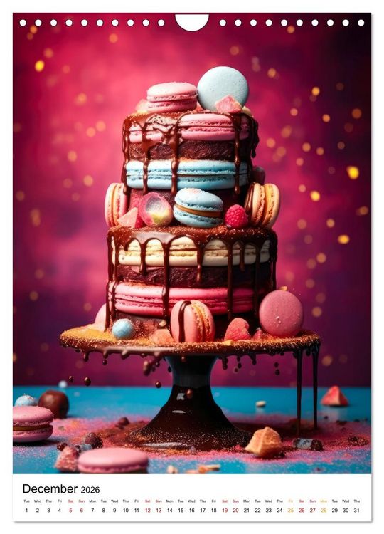 Produktbild: Yummy Bakes (Wall Calendar 2026 DIN A4 portrait), CALVENDO 12 Month Wall Calendar